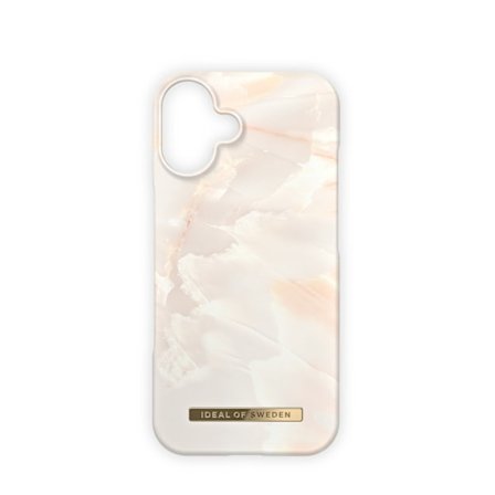 Printed Case MagSafe iPhone 16 Plus Rose Pearl Marble