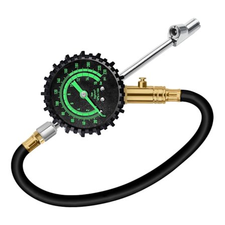 Rengaspainemittari 1/4'' FNPT-adapterit 230PSI Taustavalaistu rengasvalvontatyökalu