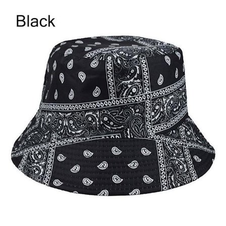 Bucket Hat Fisherman Cap SVART