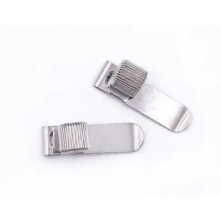 2 stk utvidbare blyantklemmer pennholder, enkelt-/dobbelt-/trippelhull metallfjær pennholder kontorrekvisita for notatbok og utklippstavle