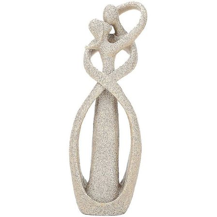 Abstrakti veistos Käsintehty hiekkakivi kaiverrus Suuteleva pari Pari veistos Veistos Ystävänpäivä lahja