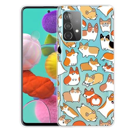 Deco Samsung Galaxy A33 5G Etui - Tegneserie Kat Multicolor