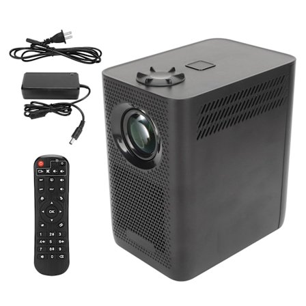 Mini Projektor 1280P 4K Dekodning WiFi Fjärrkontroll Smart Projektor för TV 100?240V