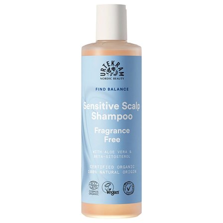 Urtekram Sensitive Skin Shampoo Fragrance Free Ø 250 ml, Hår, Shampoo, Hårshampoo