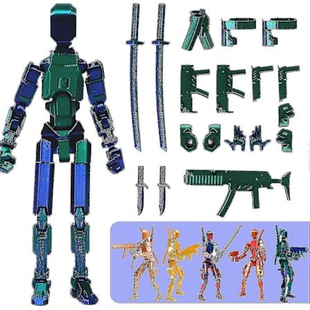 T13 Action Figure, Titan 13 Action Figure 3d Titanien Figuuri, 3d Tulostettu Action Figure Nova 13 Action