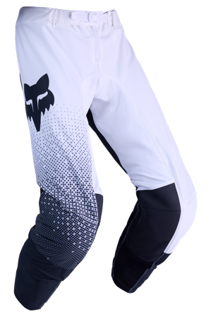 Pantaloni Motocross FOX Flexair Fracture alb/negru 34