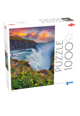 TACTIC Pussel Gullfors, Island 1000 bitar Unisex Flerfärgad ONESIZE