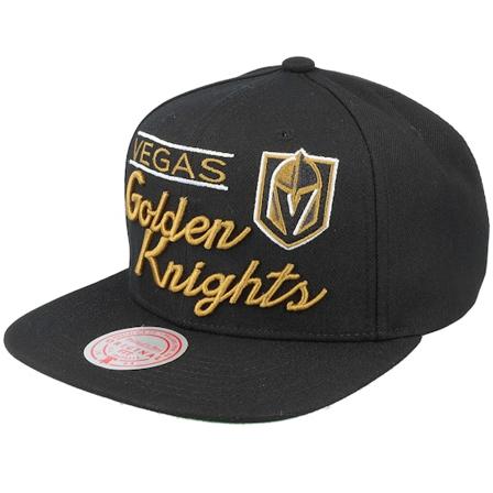 Mitchell & Ness - NHL Černá snapback Kšiltovka - Vegas Golden Knights Retro Lock Up Black Snapback @ Hatstore