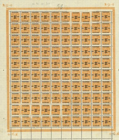 Danmark 1918 - AFA 91 - Helark - Postfrisk