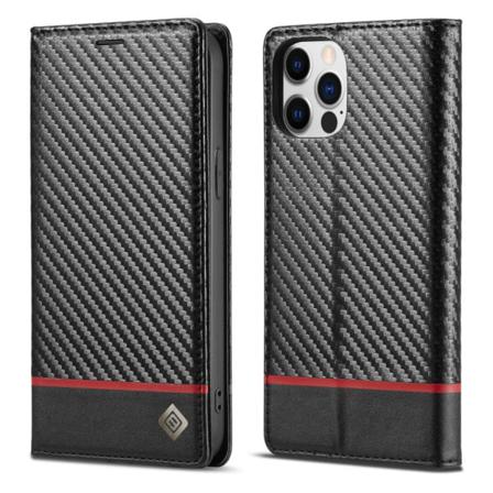 Fodral Med Kolfibertextur Och Kortfack Till Iphone 13 Pro Max