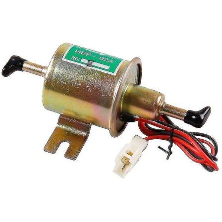 12v kraftig metall elektrisk drivstoffpumpe for bensin (gull)