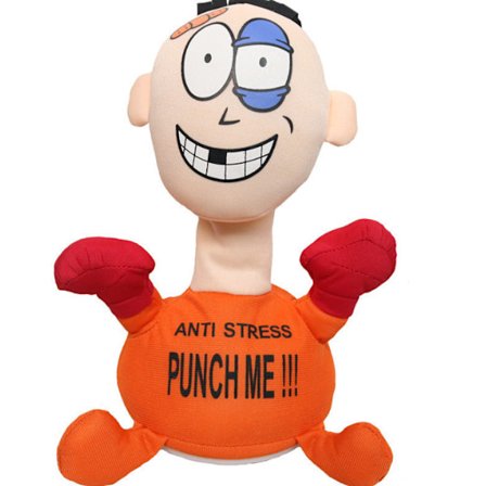 Sjov slå mig skrig dukke, interaktivt legetøj, ventil skrig dukke til at blive slået og modstå slag