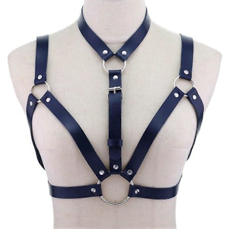 Decopunk Sexet Lingeri Læder Sele Engel Vinge Gotisk Vitalitet Harajuku Taljebælte Strømpebånd Taljebånd Sele Punk Rave Strømpebånd