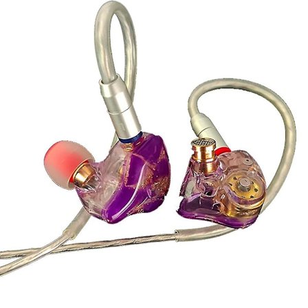 Mmcx Phs Hifi Kuulokkeet Sta Kaapeli 3.5mm Huono Pelaajille Ios (violetti)