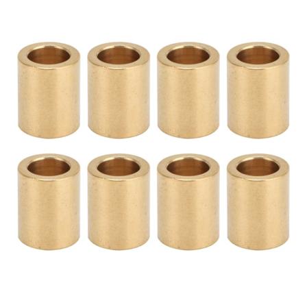 8 stk selvsmerende messinghylse 8mm boring x 12mm OD x 15mm lengde spesiallagerhylse for messinghylseglider
