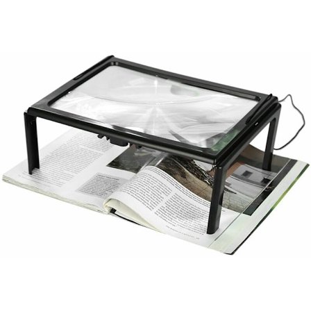 Förstoringsglas med LED-ljus Skrivbordsläsare Förstoringsglas,
