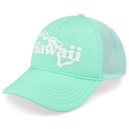 American Needle - Grün trucker Cap - Hawaii Foamy Valin Seafoam Trucker @ Hatstore