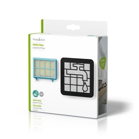 HEPA-filter för Philips dammsugare FC9331/09, FC9332/09 och FC8010/01