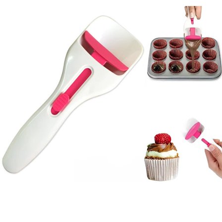 Cupcake Scoop Dejdispenser - Letanvendelig cupcake dej scoop til cupcake, pandekage og cookie dej