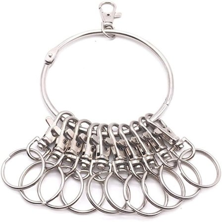 Nøkkelhjul Nøkkelringer Key Organizer Holder