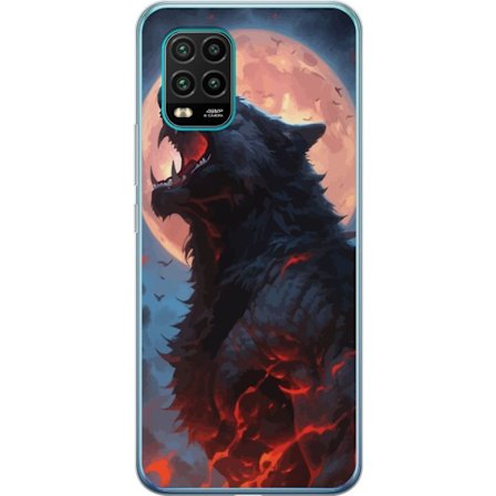 Mobilskal till Xiaomi Mi 10 Lite 5G med Ylande varg