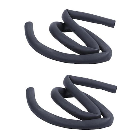 2x 6ft lång slang 3/4 tum X 3/8 tum värmeisolering rör svart