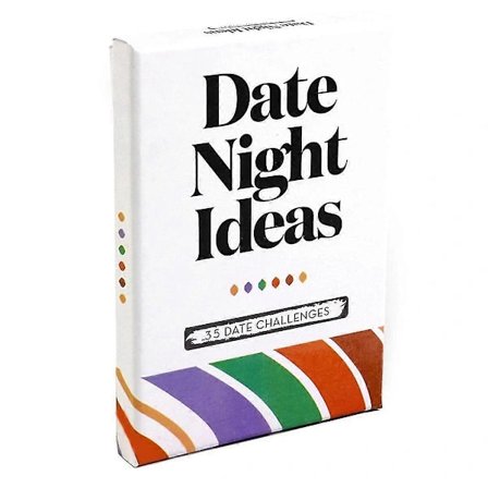 Date Night Box - Skrab-og-vind-kortspil med spændende date-idéer til par: Kæreste, kæreste, kone eller mand.