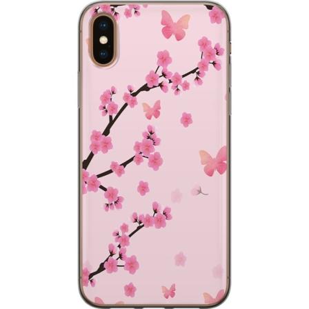 Apple iPhone X Gjennomsiktig deksel Blomster