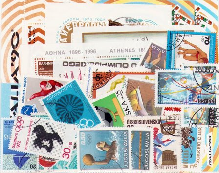 Sport - Frimærkepakke - Stemplet
