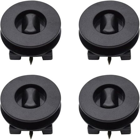 Øje til måtter, fastgørelsesklemme til bilmåtter, skridsikker fastgørelsesklemme med pude, universal, skridsikkert spænde, egnet til måtter