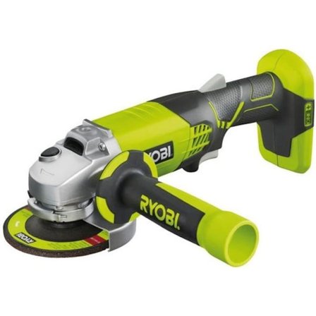 RYOBI - 18V ONE+ 115 mm vinkelslip - 7 500 rpm - hjälphandtag - Levereras med 1 slipskiva - R18AG-0