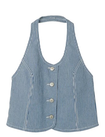 Nlfricte Twi Sl Waistcoat Blue LMTD