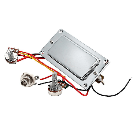 Elektrisk Gitar Forhåndskoblet Dobbel Spole Humbucker Gitar Pickup Selebåndsett Med 500k Potensiometer Volum Tone Potter