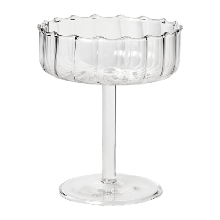 Åhléns Home Champagnecoupe FRILL Champagneglas Transparant ONESIZE