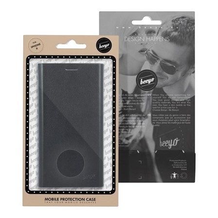 Huawei P9 Lite Mini - Beeyo Book Grande Plånboksfodral - Svart