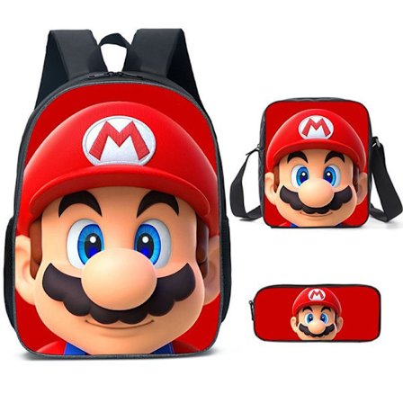 Mario Mario skolväska ryggsäck student