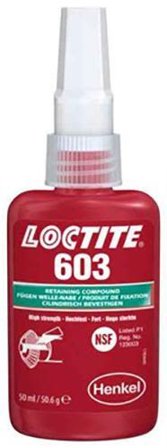 Loctite 603 Bussningsmontering 50 ml, oljetolerant, Kemteknik