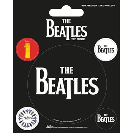 Vinyl Sticker Pack - Klistermärken - The Beatles (Black)