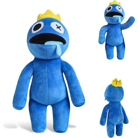 Blå Rainbow Friend Plys, 25cm Plysdukke, Plys Rainbow Friend