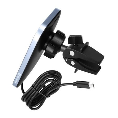 Tuki Auto - Swissten - MagSafe - Nopea Lataus 15W - Ilmastointiverkko - Pyörintä 360°