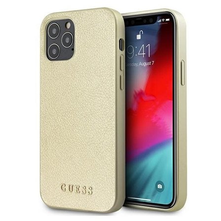 Guess GUHCP12LIGLGO iPhone 12 Pro Max 6,7" guld/guld hardcase Iridescent