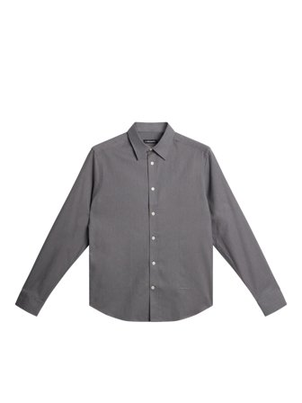 J.Lindeberg - Light Flannel Slim Shirt - Fashion - Grau - Men - M