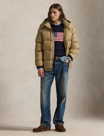 Polo Ralph Lauren The Gorham Down Jacket - Beige - S