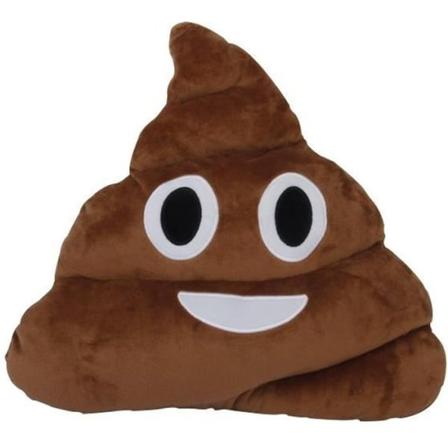 Kudde i form av en glad bajs-emoji, bajskudde * Kuddematerial: 100% polyester * Mått: 23 x 20 x 5 cm Funktion...