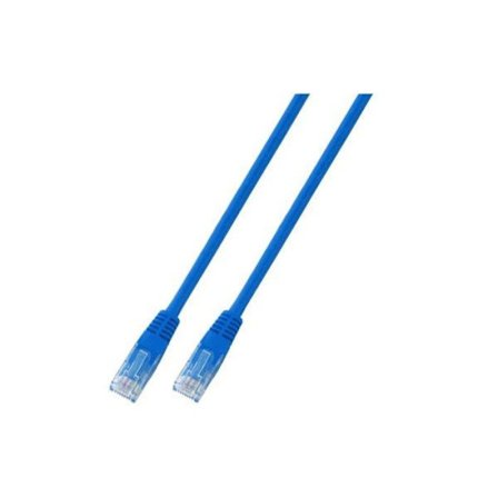 RJ45 U/UTP anslutningskabel kategori 6 PVC CCA blå 5 m