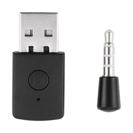 Mini USB 2.0 för Bluetooth 5.1-adapter/dongelmottagare och -sändare för PS4 PlayStation