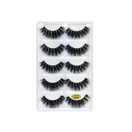 Lösögonfransar 3D-Minkhår (5-par) av klassiska Patie-Minerals