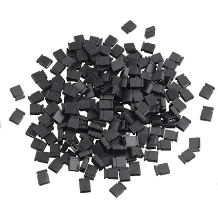 100 stk. 2,54 mm Standard PCB Kortslutnings Pin Jumper, ZQKLA