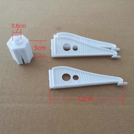 Korvaava joulukuusen jalka keinotekoisille puille, Joulukuusen jalat 2 cm reikä Kolmio Irrotettava joulukuusialusta valkoinen 12 cm