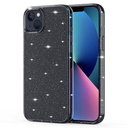 Glitter skal- iPhone 14 Svart